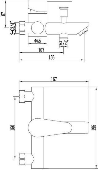 Смеситель Esko Orlando OL 54- фото2
