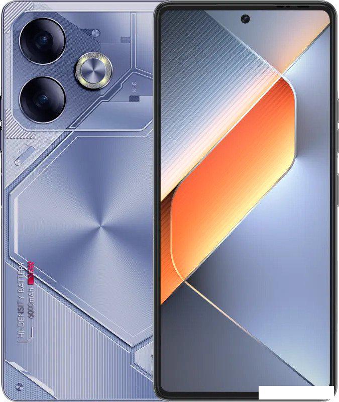 Смартфон Tecno Pova 6 12GB/256GB (голубая звезда)- фото