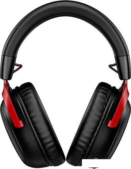Наушники HyperX Cloud III Wireless (черный/красный)- фото3