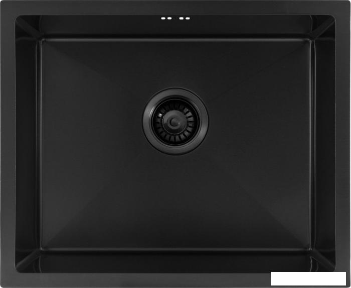 Кухонная мойка ARFEKA ECO AR 550*450 BLACK PVD NANO- фото