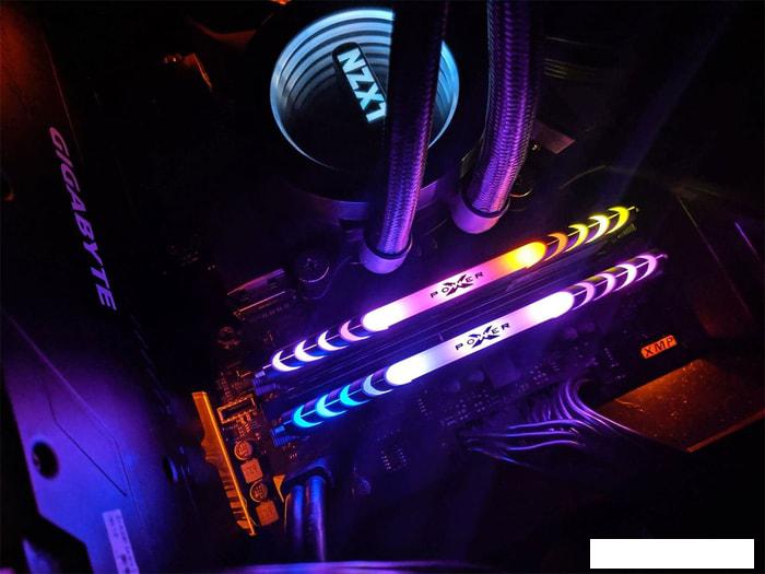Оперативная память Silicon-Power XPower Turbine RGB 8GB DDR4 PC4-25600 SP008GXLZU320BSB- фото3