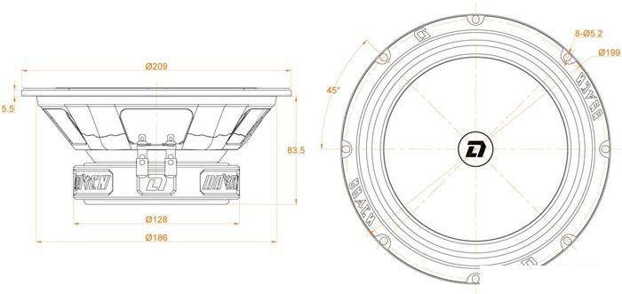 Среднечастотная АС DL Audio Raven 200- фото4