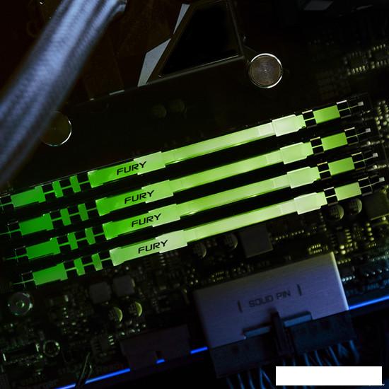 Оперативная память Kingston FURY Beast RGB 2x8ГБ DDR4 3733 МГц KF437C19BB2AK2/16- фото2