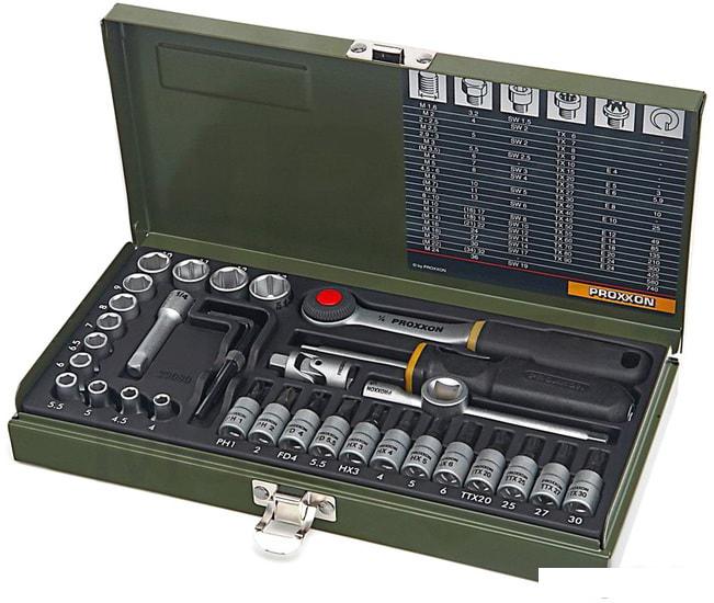 Универсальный набор инструментов Proxxon 23080 (36 предметов)- фото2