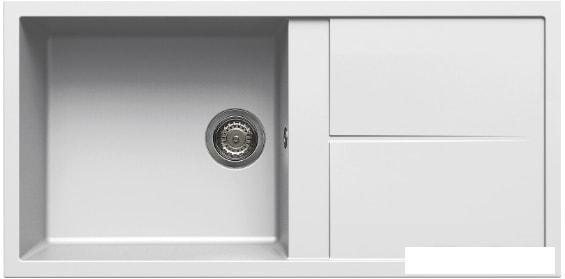 Кухонная мойка Elleci Unico 480 Bianco G68- фото