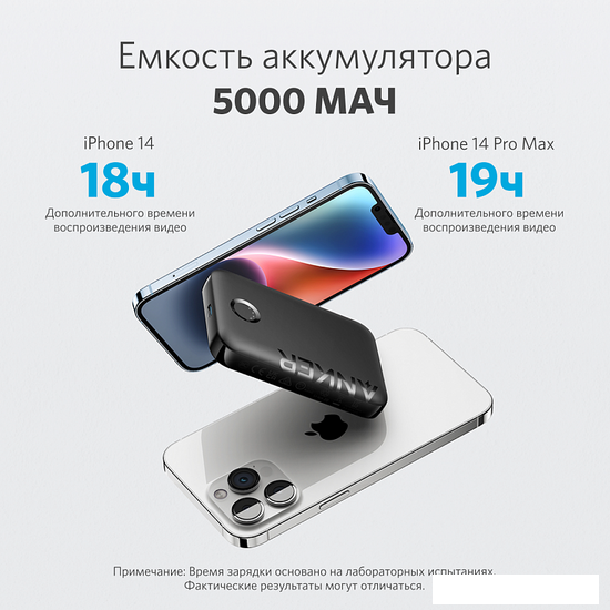 Внешний аккумулятор Anker Mag-Go Battery A1616 (черный)- фото3