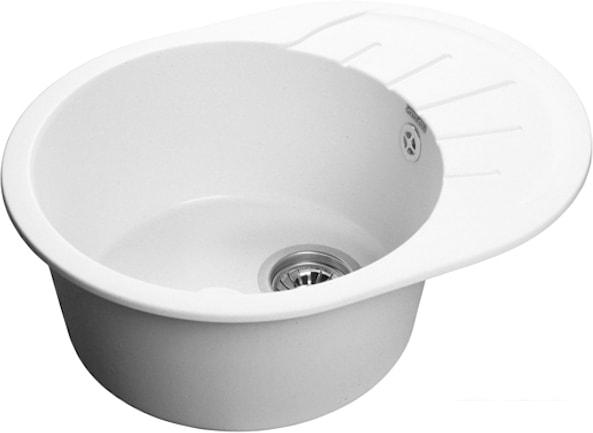 Кухонная мойка GranFest Rondo GF-R580L (иней)- фото