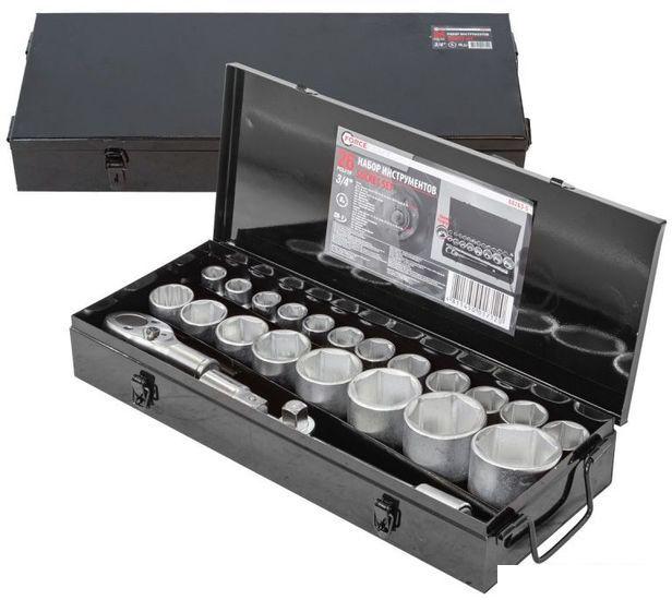 Набор трещотка с головками ForceKraft FK-68263-5 (26 предметов)- фото2