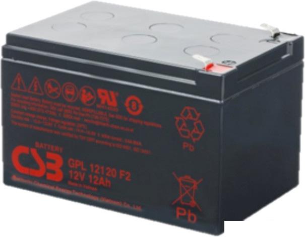 Аккумулятор для ИБП CSB GPL12120 F2 (12В/12 А·ч)