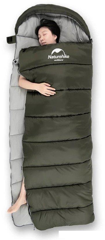 Спальный мешок Naturehike U150 NH20MSD07 6927595764398 (зеленый)- фото4