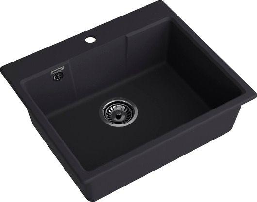 Кухонная мойка GranFest QUARZ GF-UR-658 (черный)- фото2