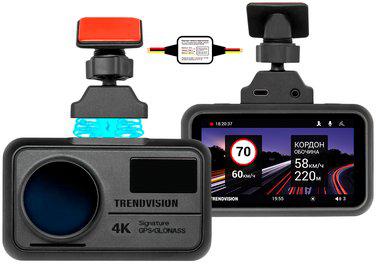 Видеорегистратор-GPS информатор (2в1) TrendVision TDR-725 Real 4K Max- фото
