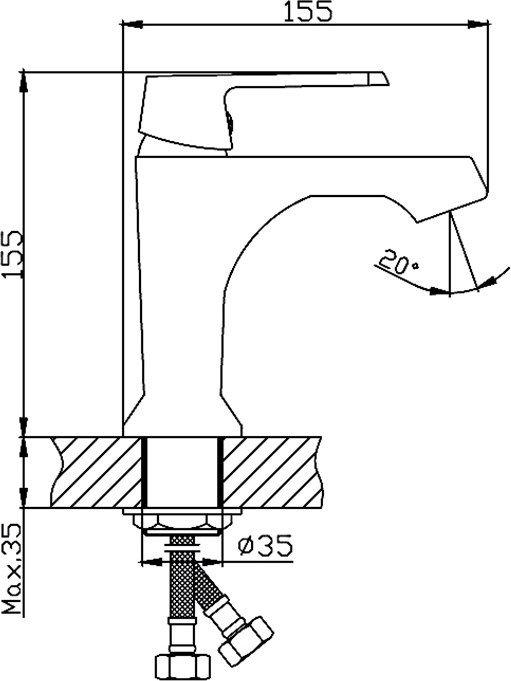 Смеситель Haiba HB10804- фото2