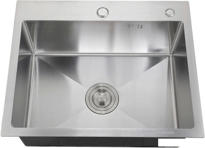 Кухонная мойка РМС MR-6050 (с корзиной и дозатором)- фото
