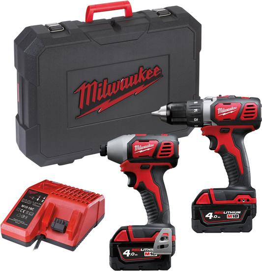 Milwaukee M18 BPP2D-402C 4933447126 (шуруповерт, винтоверт, 2 АКБ, кейс)- фото2