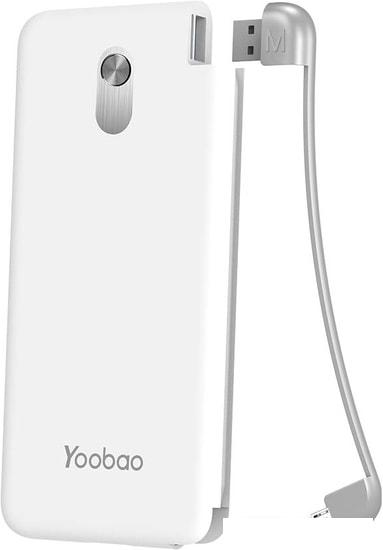 Портативное зарядное устройство Yoobao S10K microUSB (белый)- фото