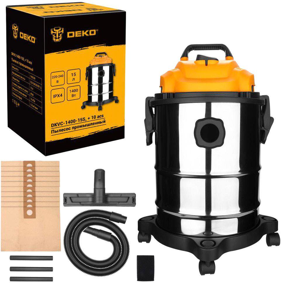 Пылесос Deko DKVC-1400-15S 083-1061- фото