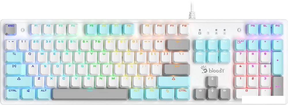 Клавиатура A4Tech Bloody S520N (белый)