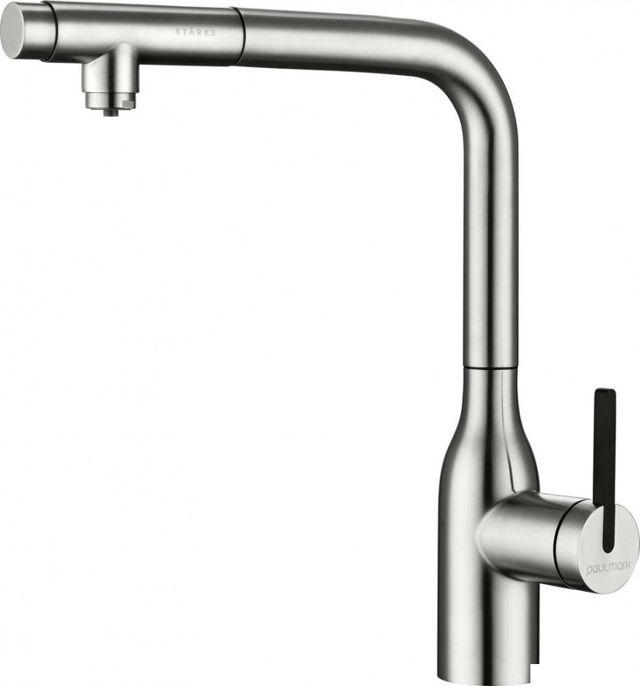 Смеситель Paulmark Viper Vi213105-NI (никель)- фото