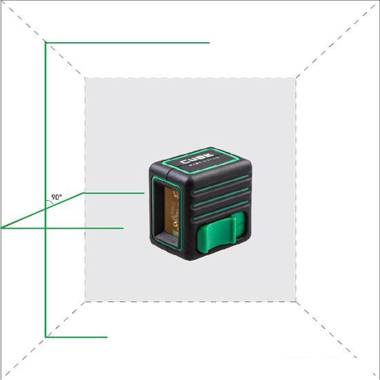 Лазерный нивелир ADA Instruments Cube Mini Green Professional Edition А00529- фото3