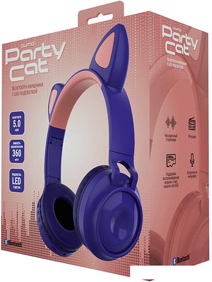 Наушники QUMO Party Cat 32304 (фиолетовый)- фото3
