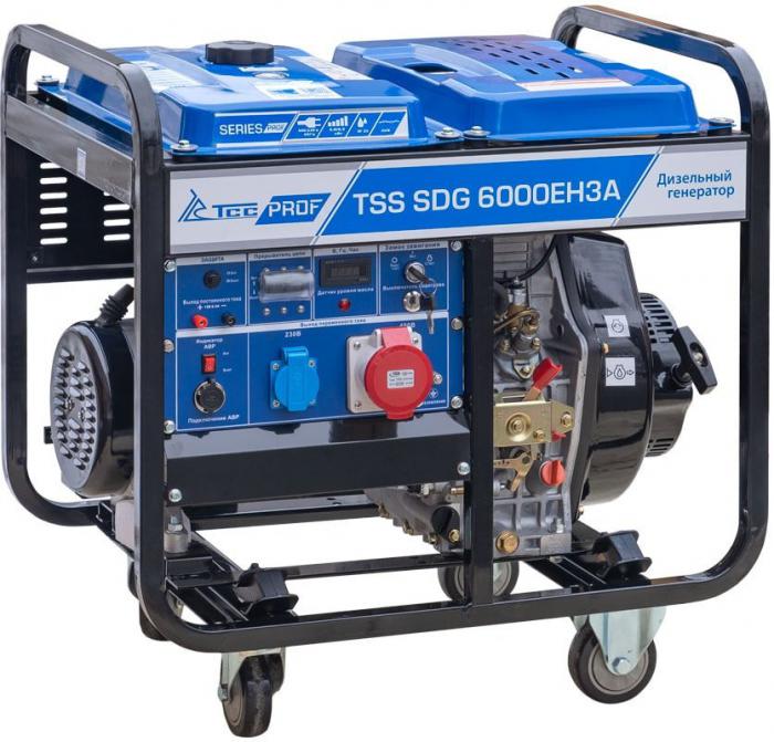 Дизельный генератор ТСС SDG 6000EH3A- фото3