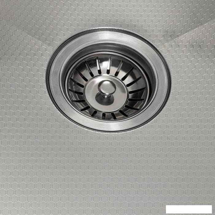 Кухонная мойка ARFEKA Eco AR 500*500 Satin Decor- фото3