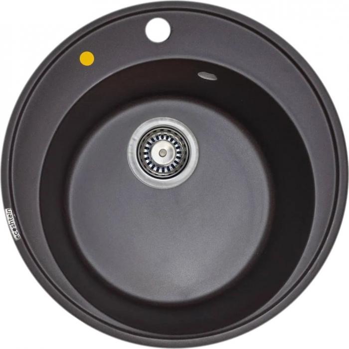 Кухонная мойка Ecoshtein Kreis 500 (мокко)- фото