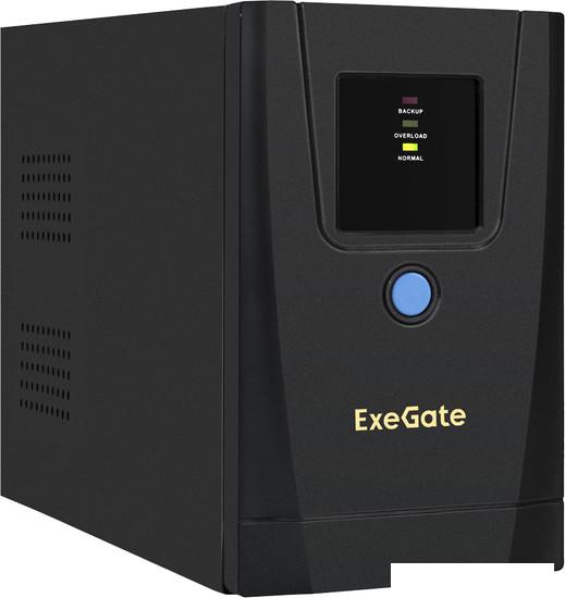 Источник бесперебойного питания ExeGate SpecialPro UNB-650.LED.AVR.1SH.2C13 EX292767RUS- фото