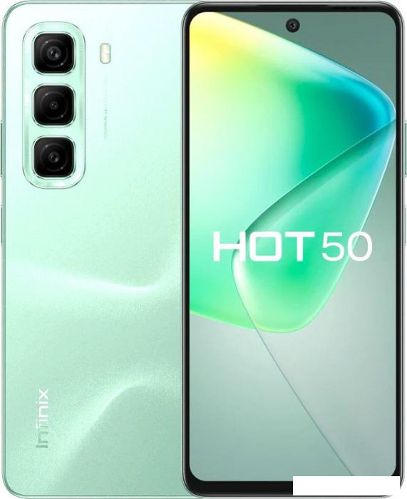 Смартфон Infinix Hot 50 X6882 6GB/256GB (зеленый шалфей)