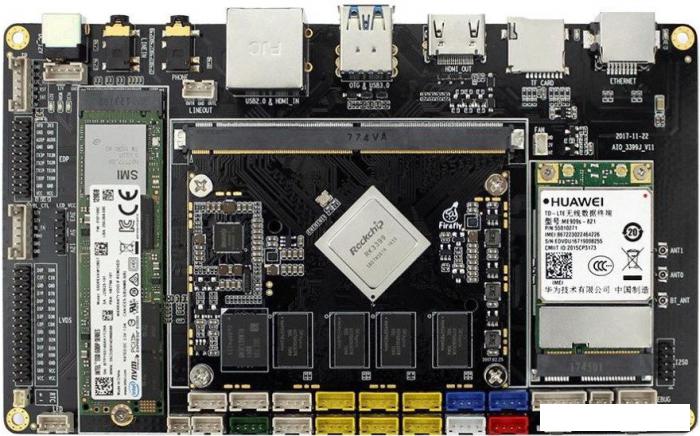 Одноплатный компьютер Firefly AIO-3399J-4GB- фото