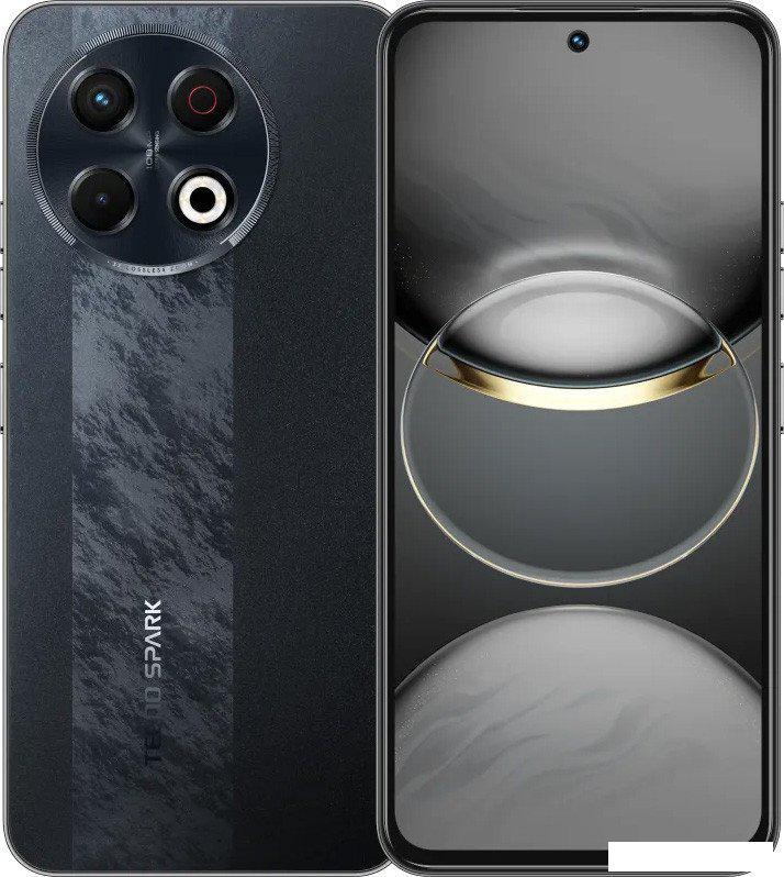 Телефон Tecno Spark 30 Pro 8GB/128GB (черный)- фото