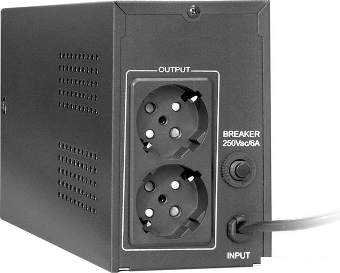 Источник бесперебойного питания ExeGate Power Back BNB-800.LED.AVR.EURO- фото2