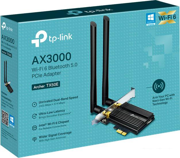 Wi-Fi/Bluetooth адаптер TP-Link Archer TX50E- фото2