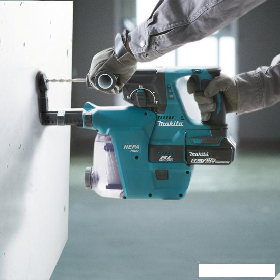 Перфоратор Makita DHR242RT (с 1-им АКБ, кейс)- фото4