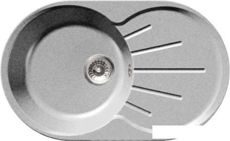 Кухонная мойка GranFest GF-R750L (серый шелк)- фото