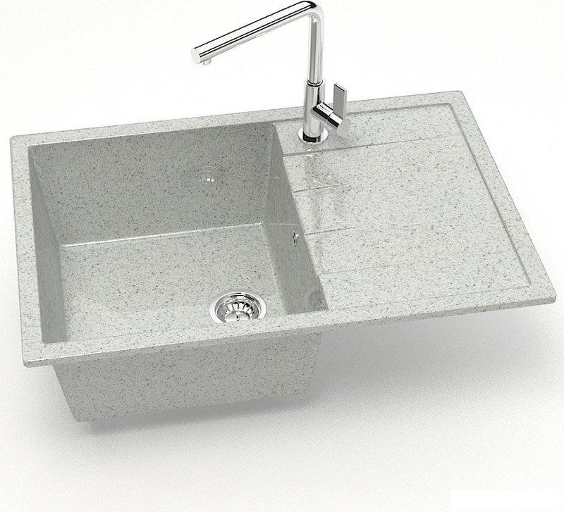 Кухонная мойка MARRBAXX 161/Q10 F161Q010 (светло-серый)- фото2
