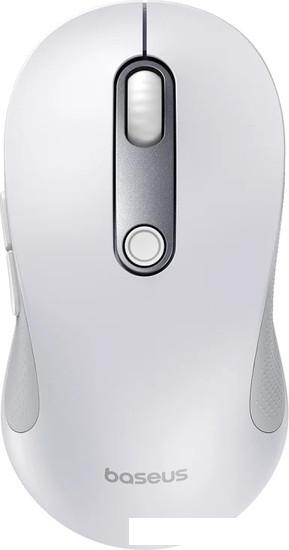 Мышь Baseus F02 Ergonomic Wireless Mouse (белый)- фото