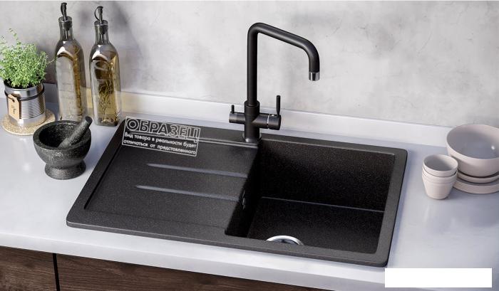 Кухонная мойка Ulgran U-507 (345 шоколад)- фото3