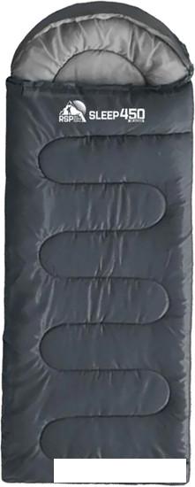 Спальный мешок RSP Outdoor Sleep 450 L RipStop 2024 (серый, 220x75см, молния слева)- фото