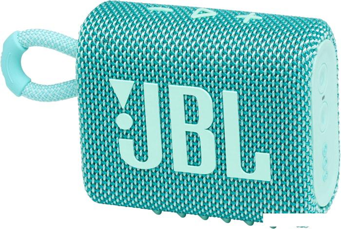 Беспроводная колонка JBL Go 3 (бирюзовый)- фото