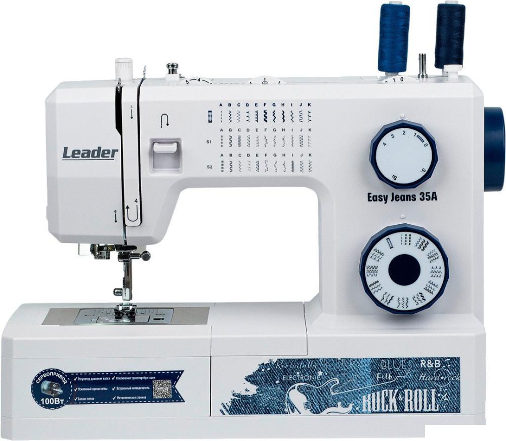 Электромеханическая швейная машина Leader Easy Jeans 35A