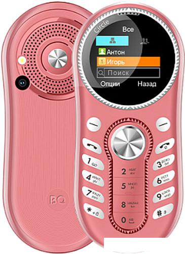 Кнопочный телефон BQ BQ-1416 Circle (розовый)