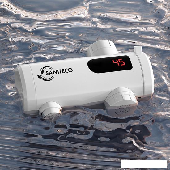 Проточный электрический водонагреватель на кран Saniteco WM-004 (белый)- фото4
