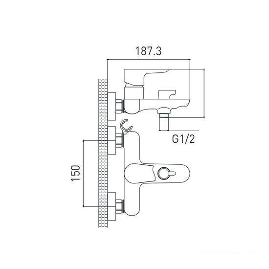 Смеситель Gross Aqua Space 2515288СW- фото2