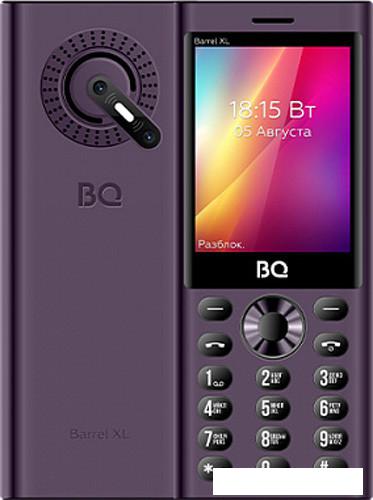 Кнопочный телефон BQ BQ-2832 Barrel XL (фиолетовый)- фото