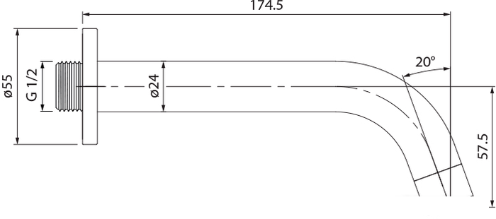 Излив IDDIS 001SB00i63- фото2