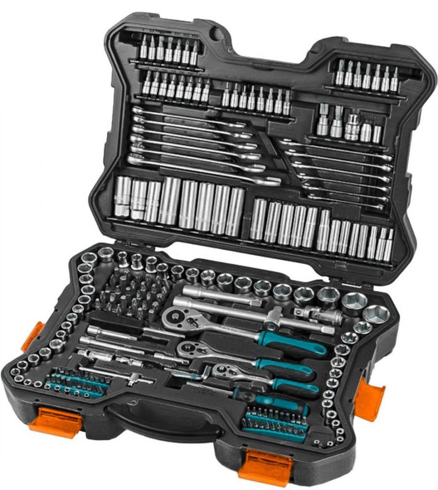 Универсальный набор инструментов Bort BTK-215 (215 предметов)- фото