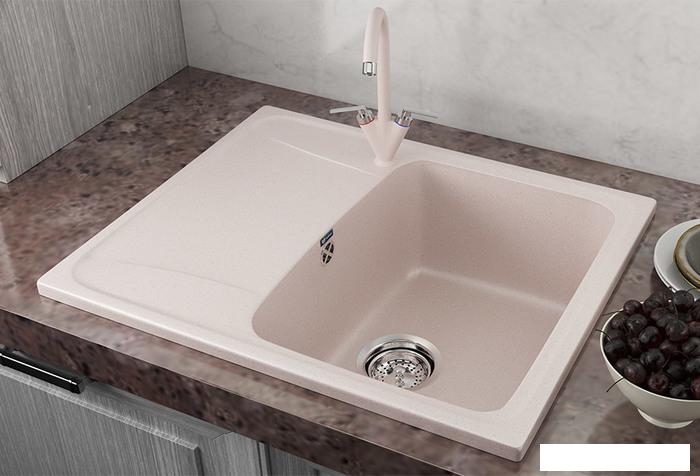 Кухонная мойка Ulgran U-201 (графитовый)- фото2