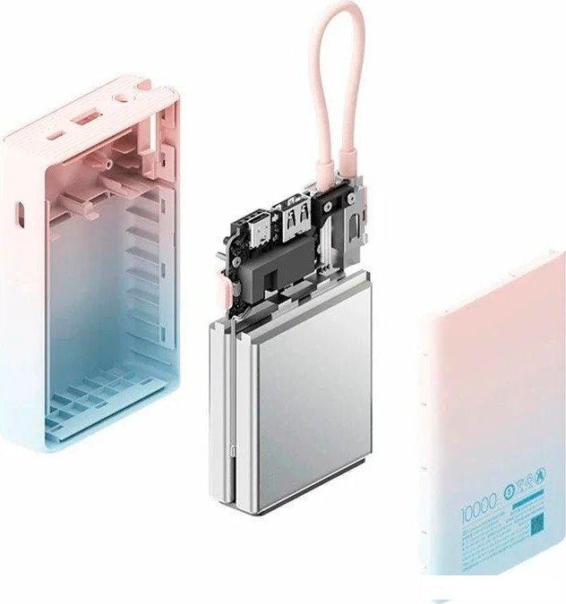 Внешний аккумулятор ZMI P17 10000mAh (розовый, китайская версия)- фото3